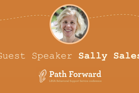 Promotional Graphic with a photo of Sally Sales that reads 
